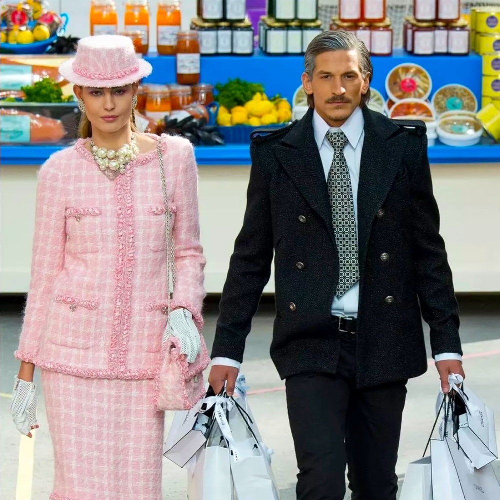 RARE❤️FROM THE CHANEL RUNWAY SUPERMARKET COLLECTION 14A FANTASY TWEED JACKET